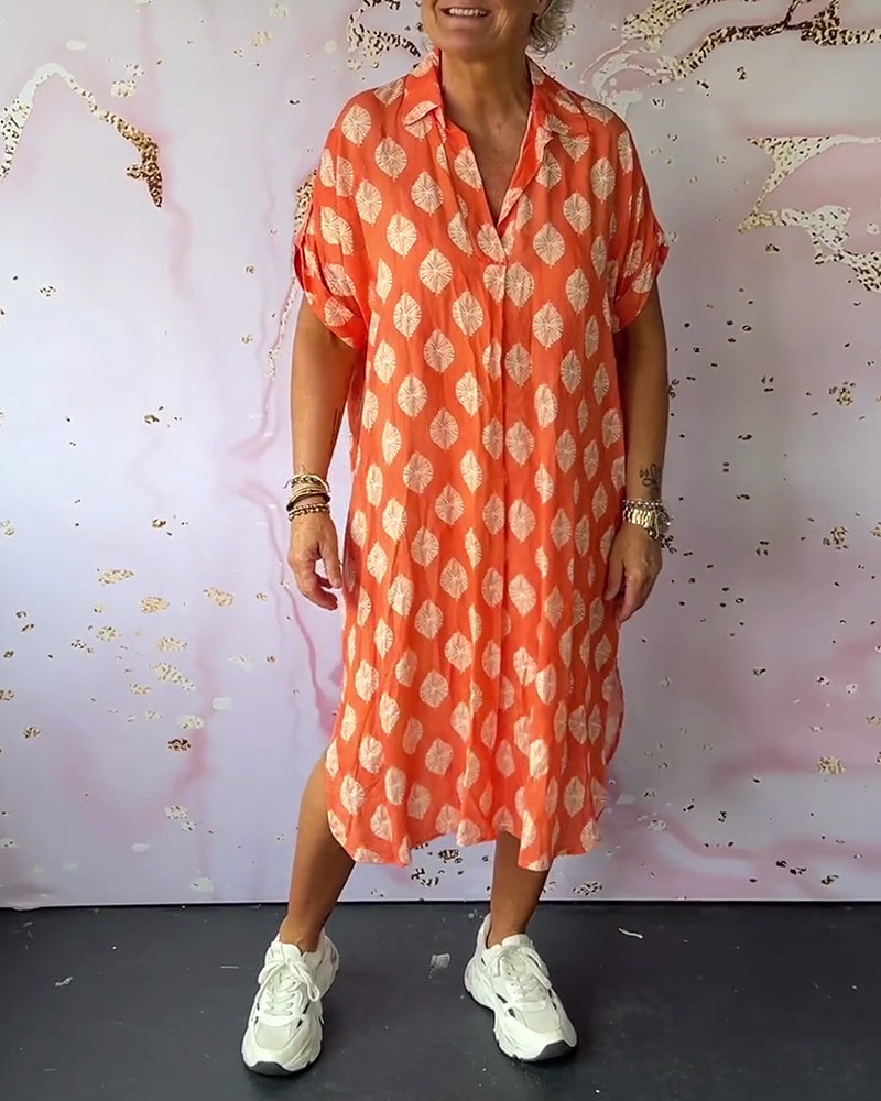 MARLEY – VESTIDO CAMISERO DE VIBRACIONES COSTERAS