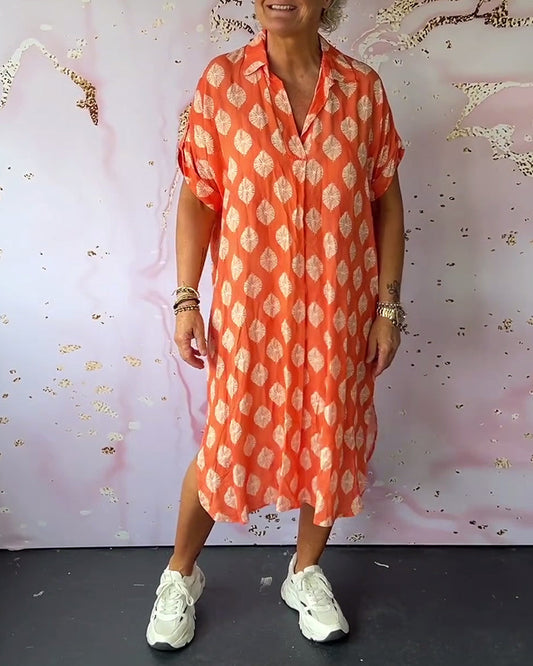 MARLEY – VESTIDO CAMISERO DE VIBRACIONES COSTERAS