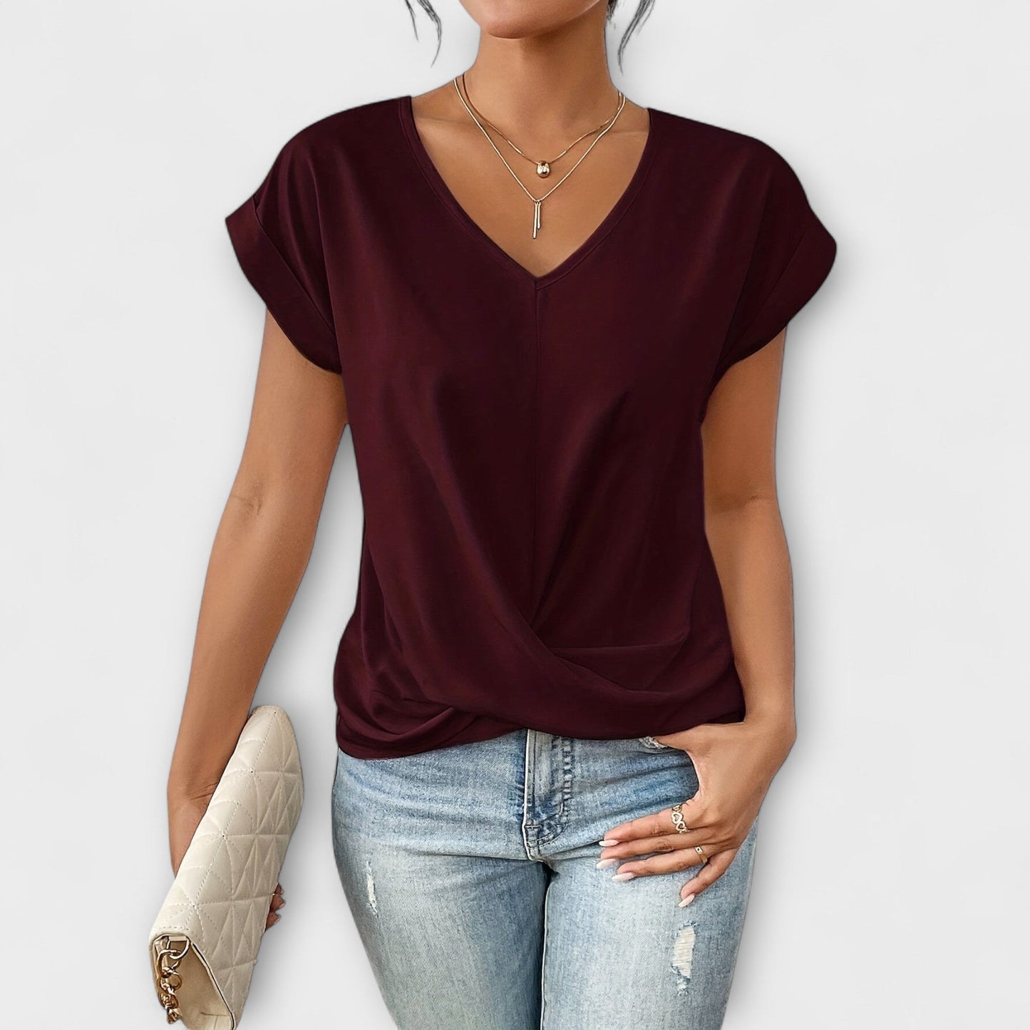 Carlinda | Elegante Top con escote en V