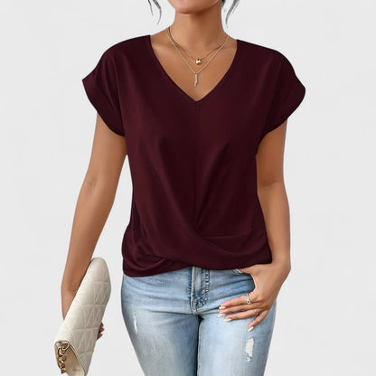 Maia – Top de V trenzado