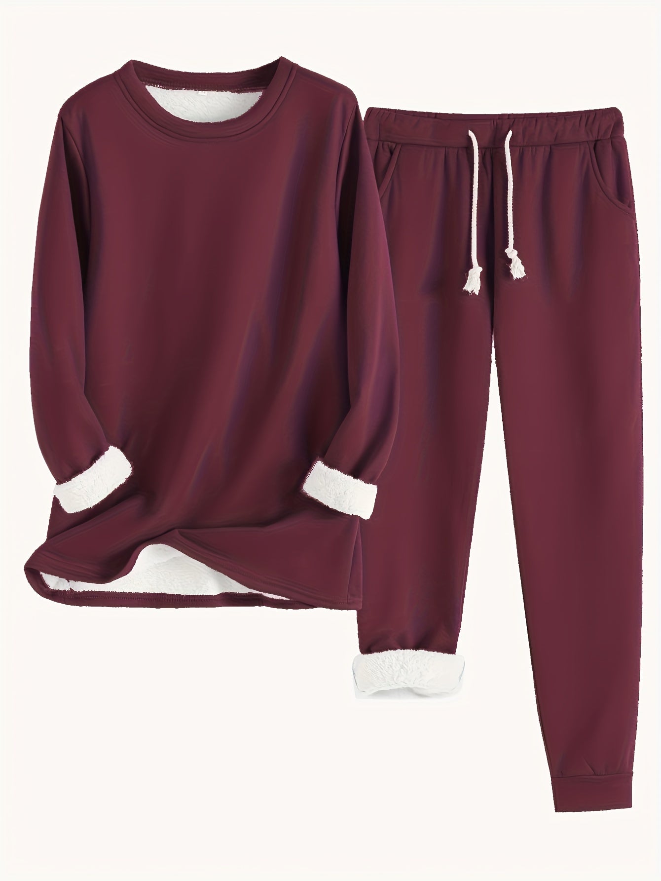 RILEY – CONJUNTO DE LOUNGE DE FELPA CON FORRO