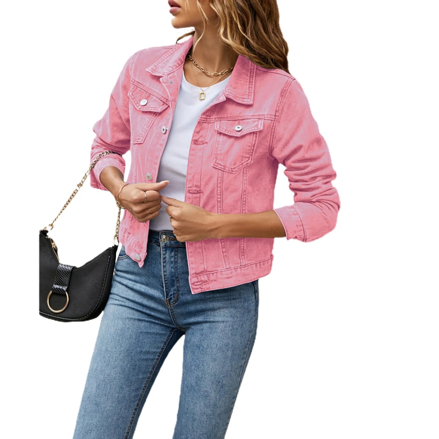 Charlotte | Chaqueta de Denim con Botones