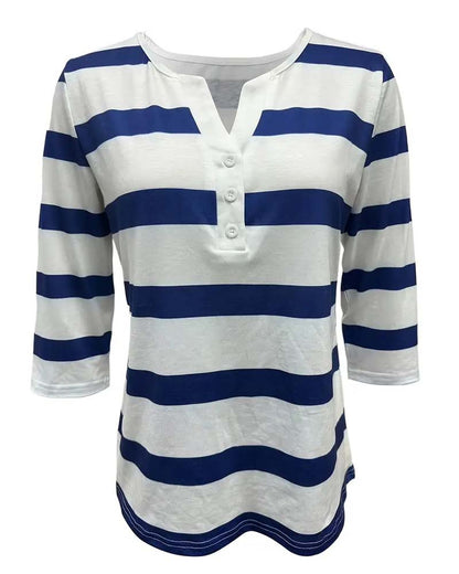 BLUSA ELEGANTE A RAYAS ANNALENA