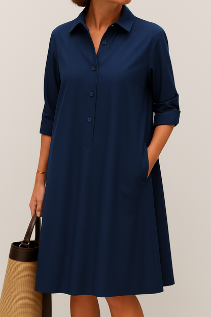Elodie | Vestido Camisa con Botones