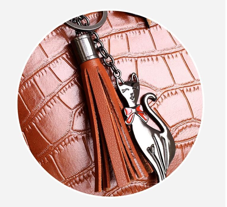 Palmer - Set de bolso de 4 piezas con patrón de cocodrilo