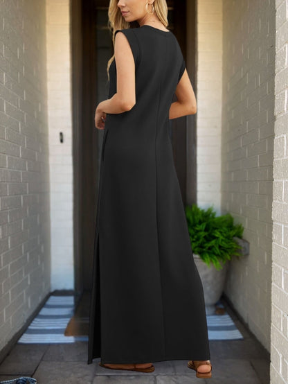 Riley™ - Vestido de Lino Elegante con Detalles Hechos a Mano