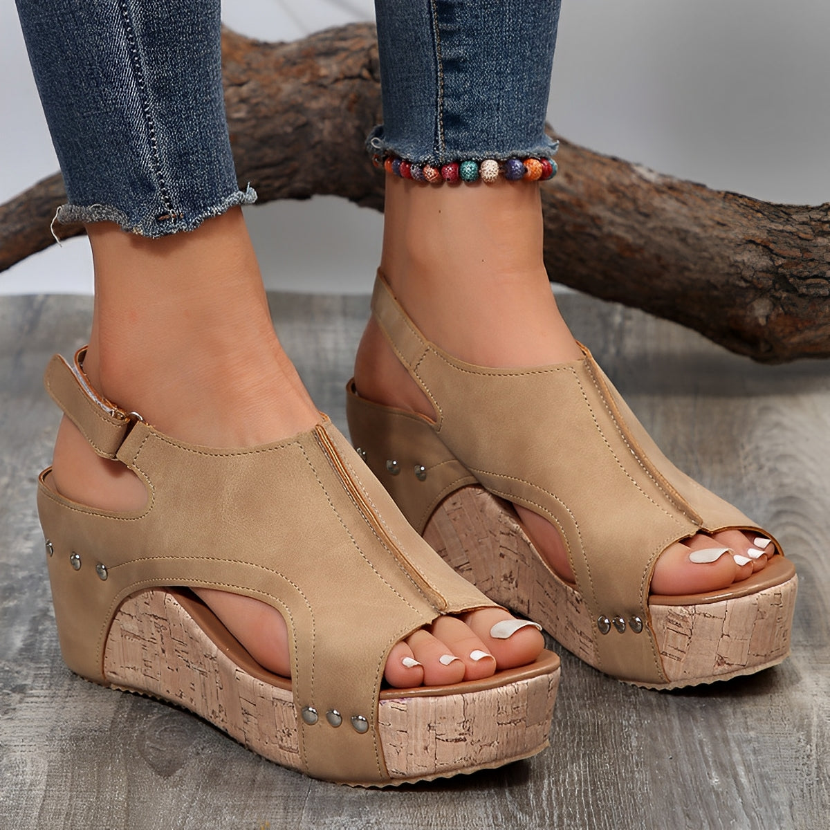 Elianna - Sandalias de Cuero para Mujer