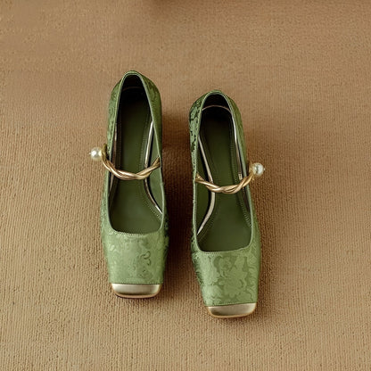 Rhonda - Elegantes zapatos de tacón bloque para mujeres