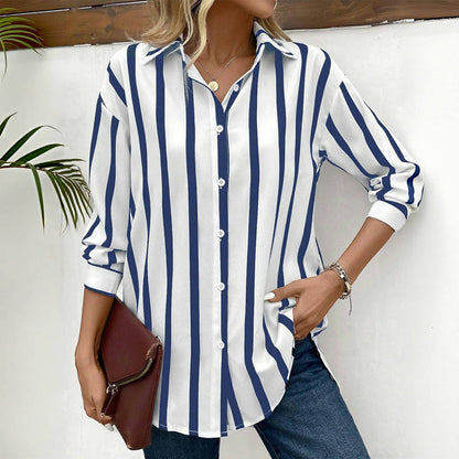 Lisbet | Blusa Rayada Relajada