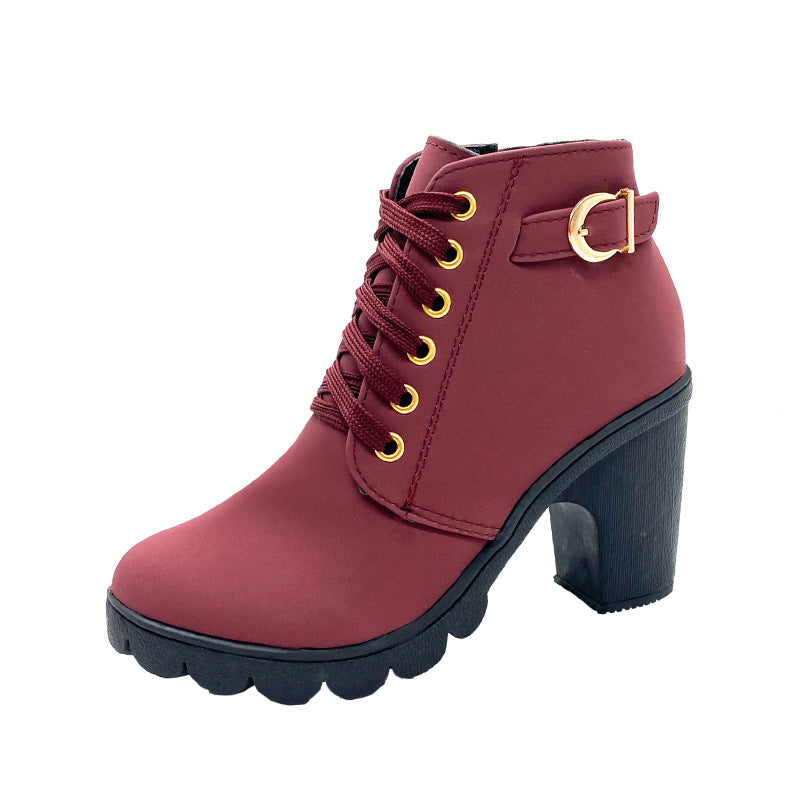 Botas con Tacón Chunky para Mujer