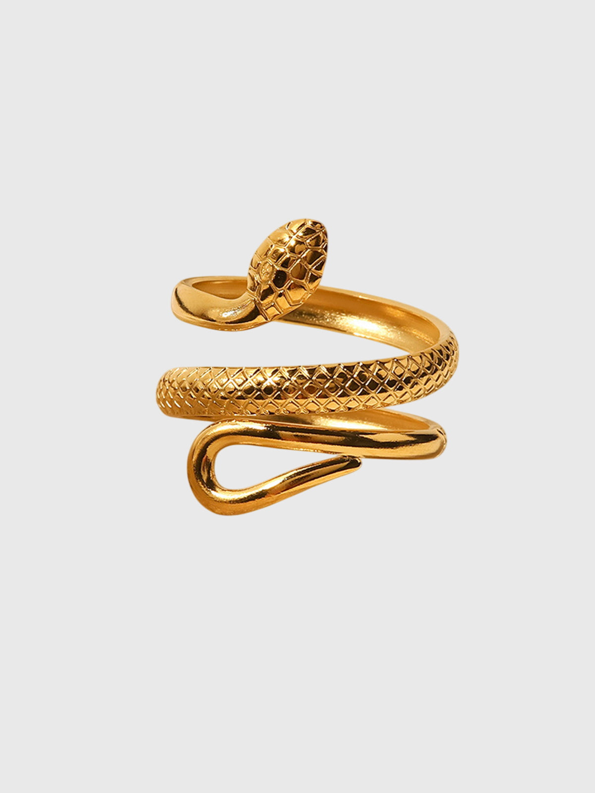 Aubrey | Anillo Ajustable en Forma de Serpiente