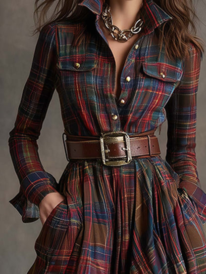 Evelyn | Vestido Camisa Clásico Elegante