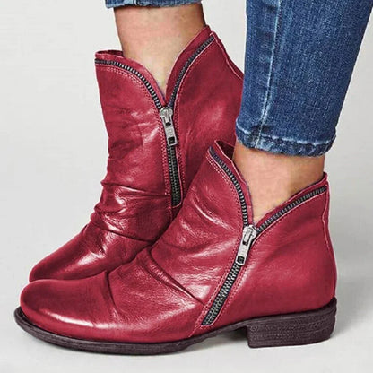 Cassiana - Botas de Cuero Relajadas