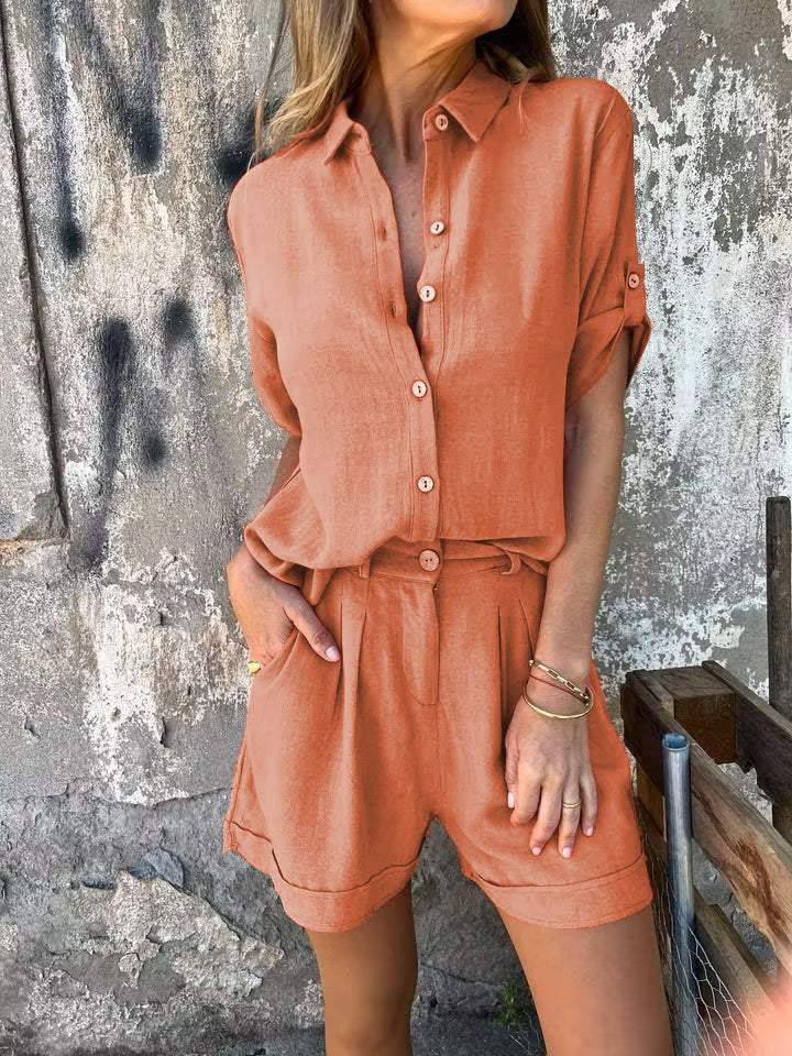Jolie – Conjunto de Algodón-Lino Estiloso