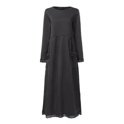 Wafa - Vestido Largo Elegante y Confortable