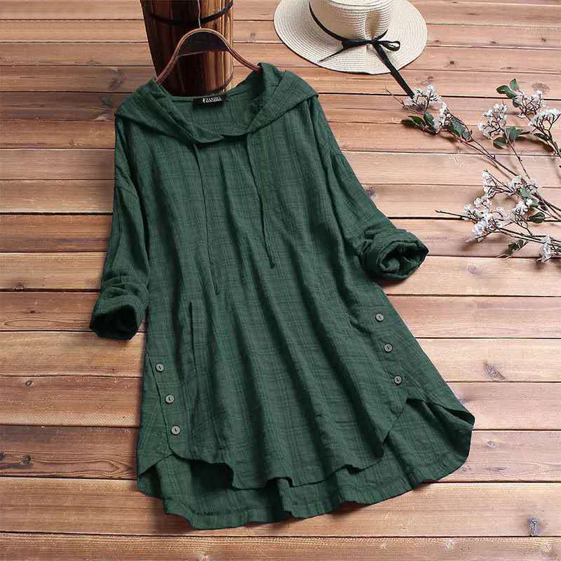 Blusa Antoinette Ternet con Capucha - Estilo Diario Confortable