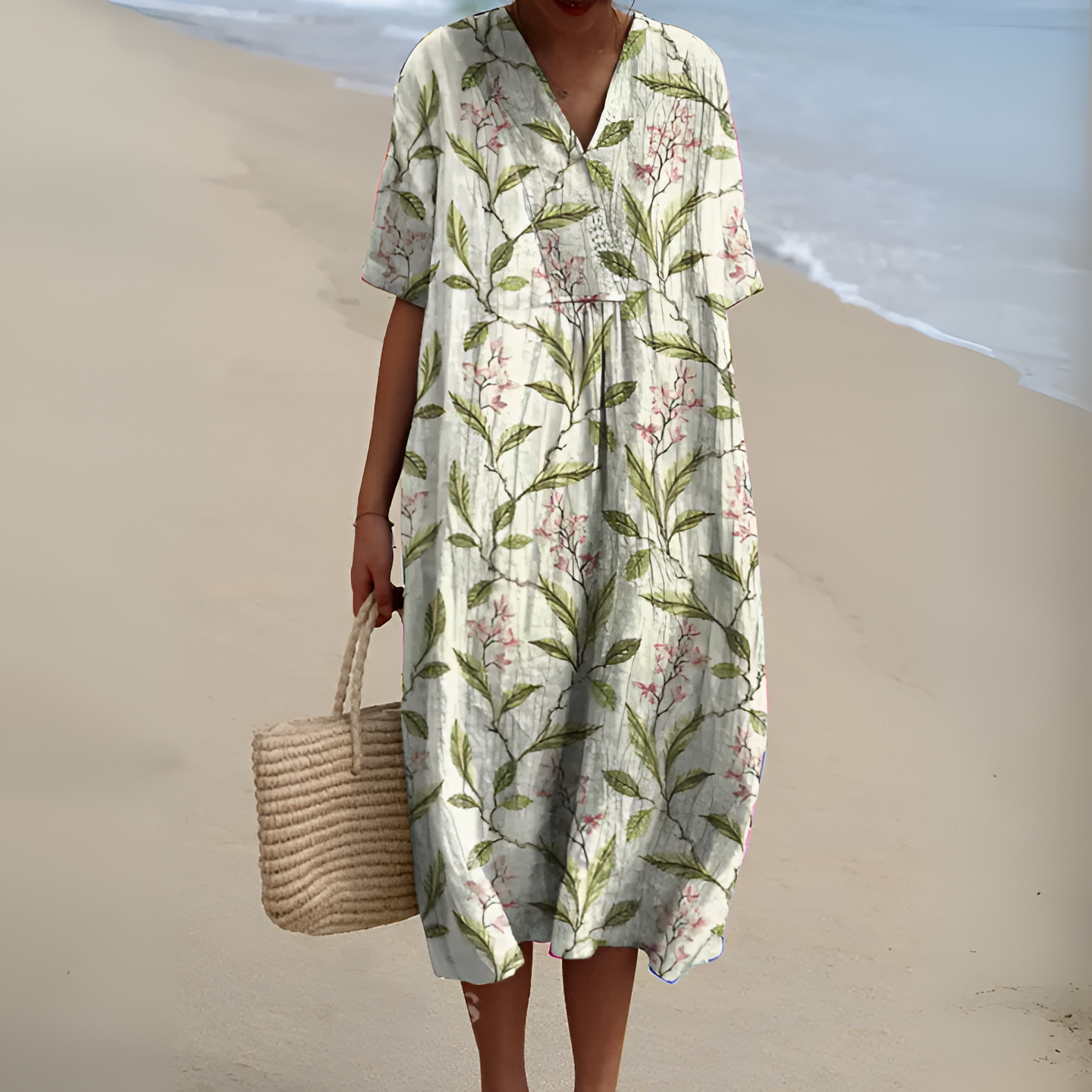 Sarai™ | Vestido Impreso Brisa de Verano