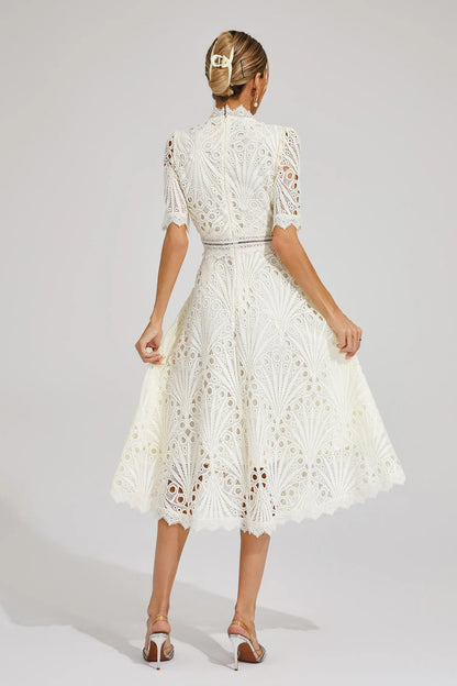 Hallie | Vestido Midi de Encaje