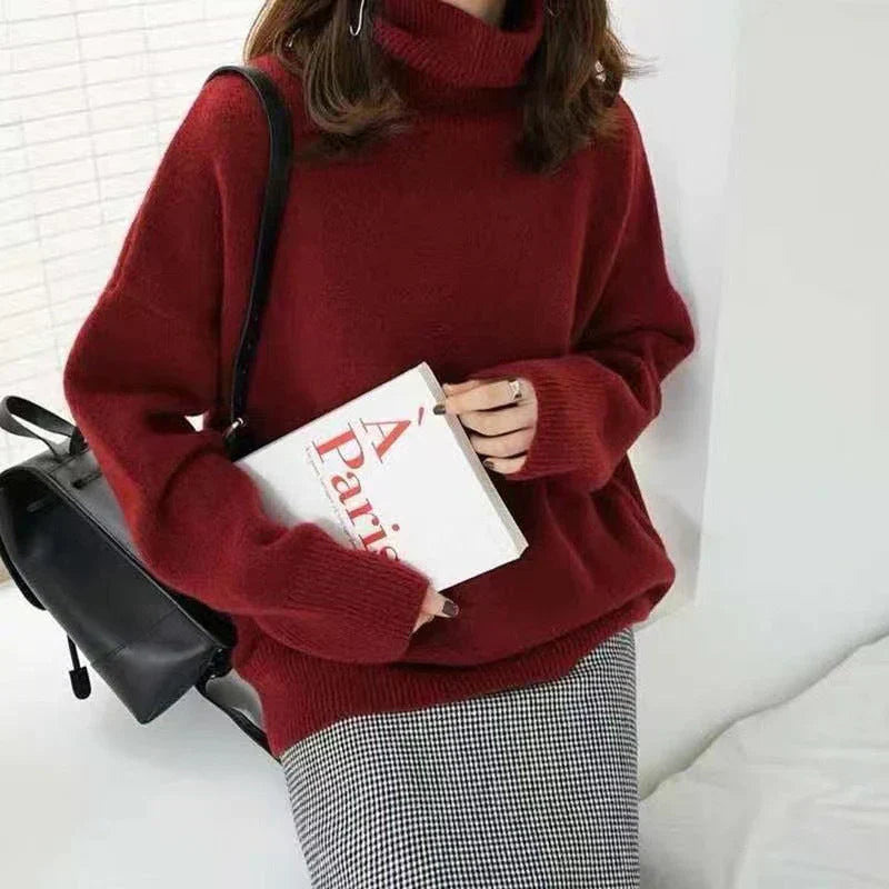 Lisette | Suéter de cuello alto en cashmere