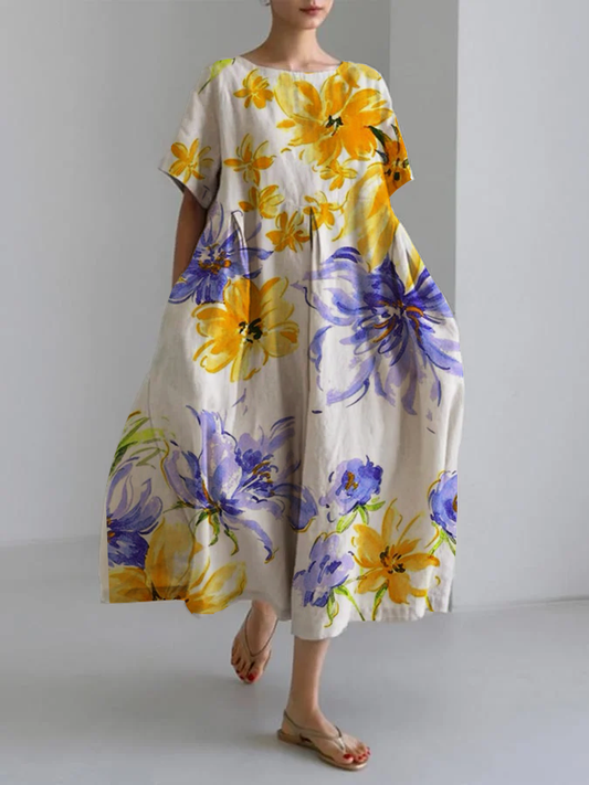 Mabel - Vestido Maxi Floral Elegante para Mujeres