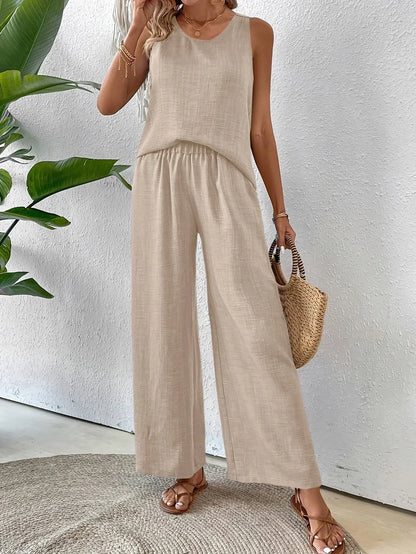ELOWEN – CONJUNTO DE TANK Y PANTALONES PARA TODO EL DÍA