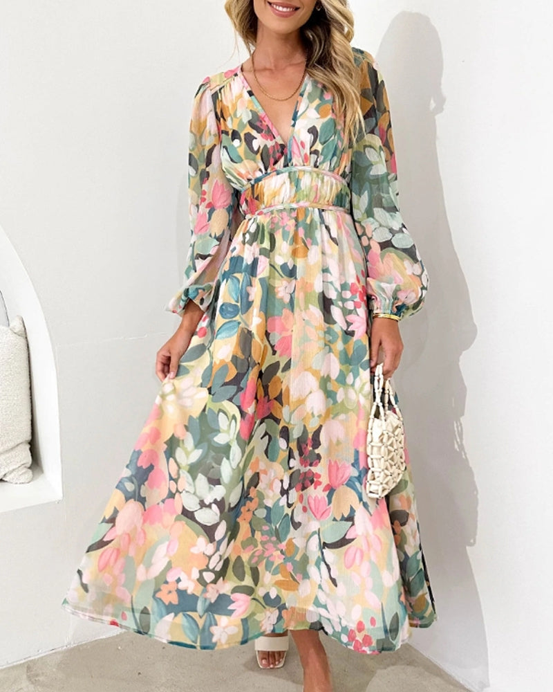 Lote | Vestido Floral Elegante