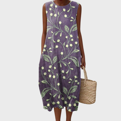 THALIA – VESTIDO MIDI CON ENCANTO FLORAL