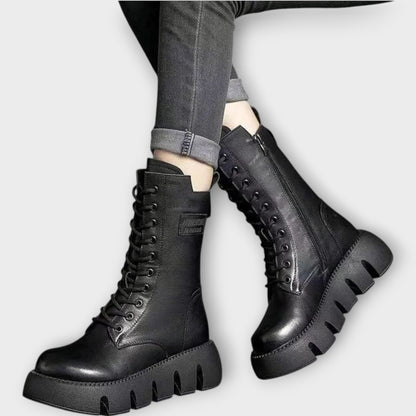 Botas Combat Chunky con Borde Marcado