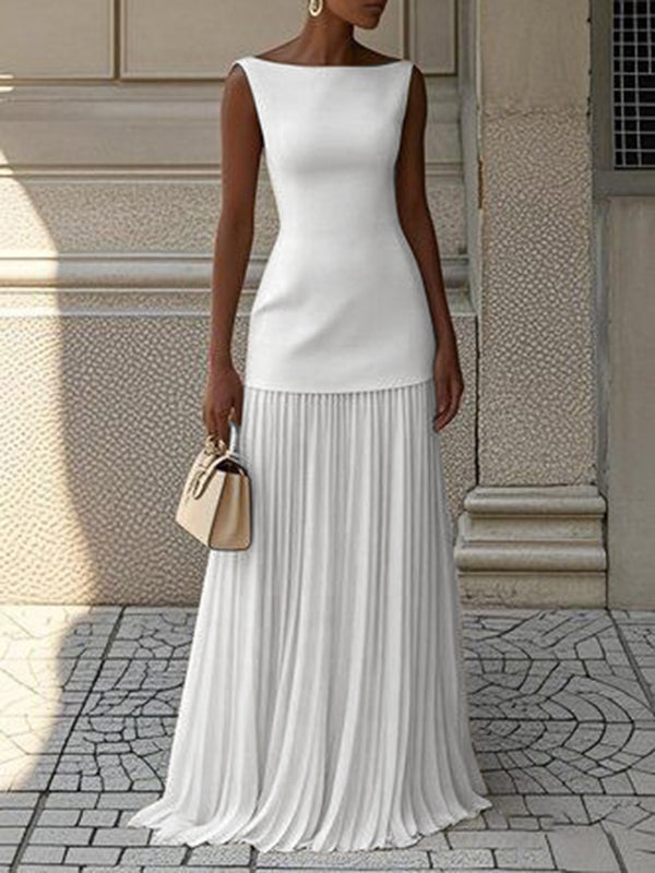JULIET – VESTIDO MAXI SIN MANGAS DE ELEGANCIA INTEMporal