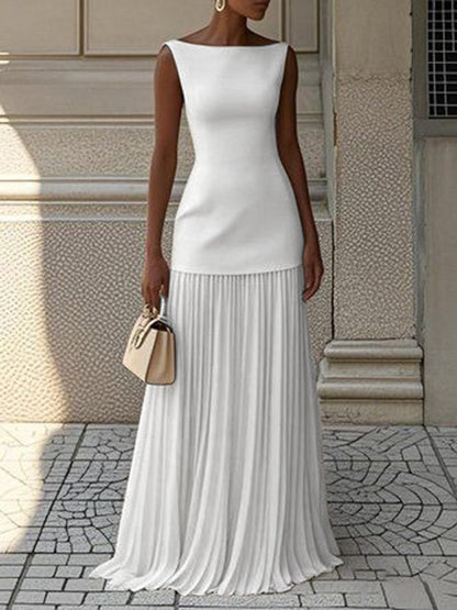 JULIET – VESTIDO MAXI SIN MANGAS DE ELEGANCIA INTEMporal