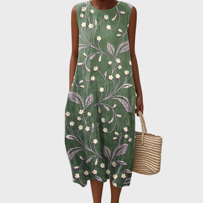 THALIA – VESTIDO MIDI CON ENCANTO FLORAL