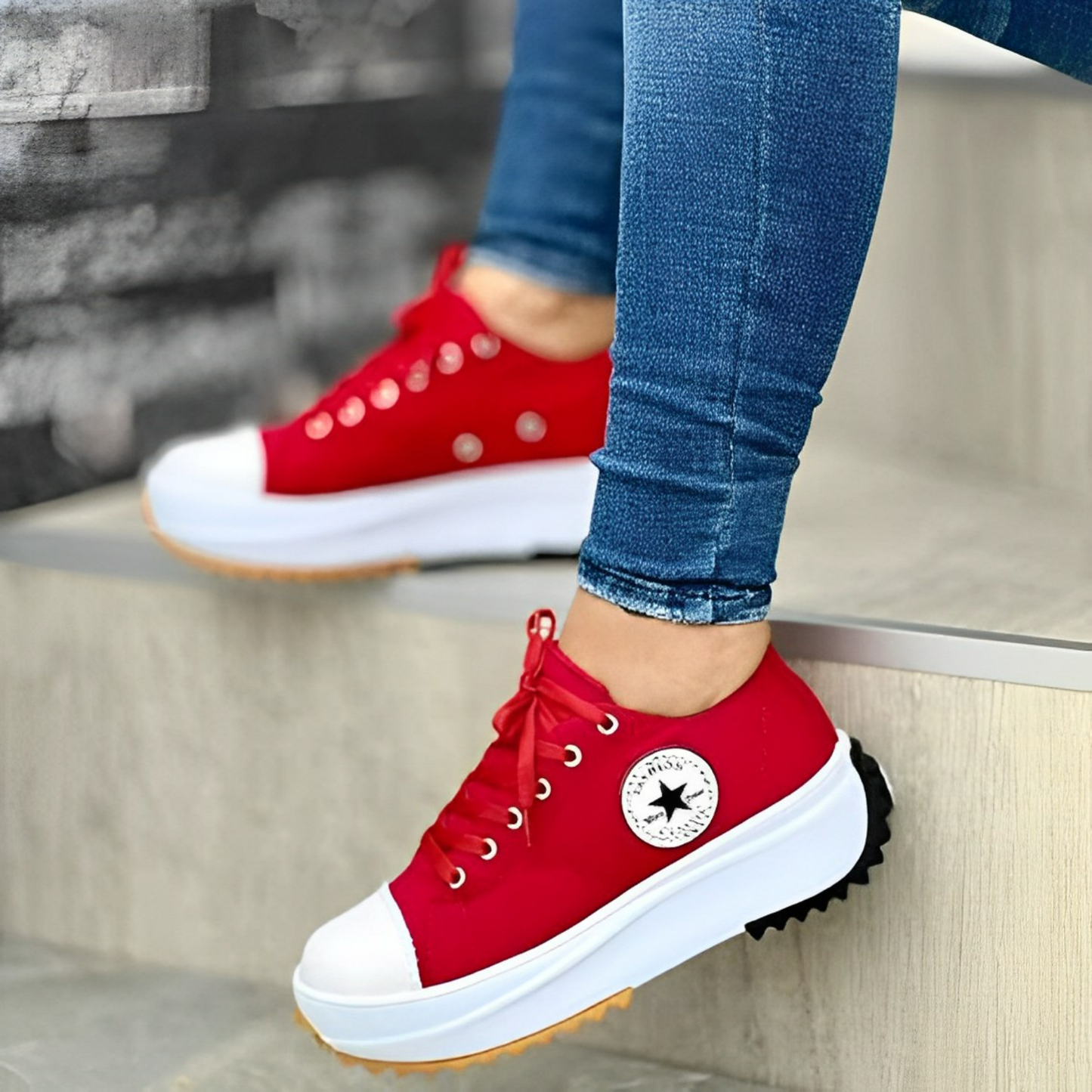 Zapatillas de tela – Sneakers modernas para mujer