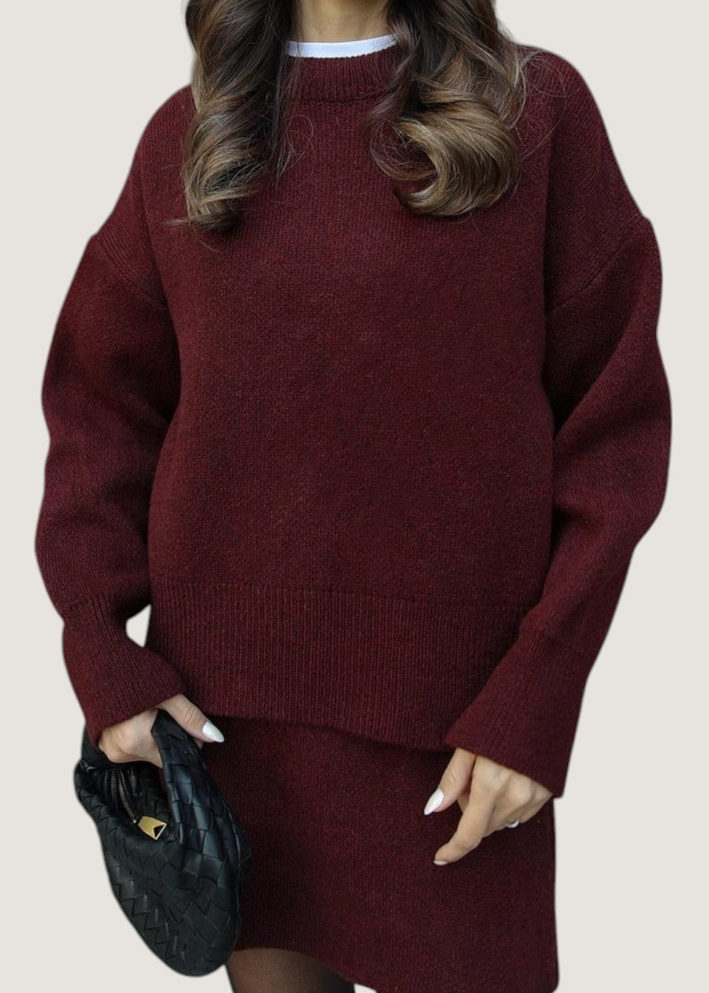Conjunto de punto acogedor