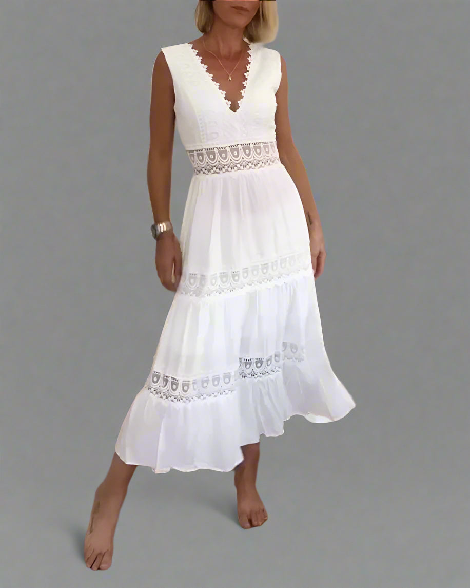Zorhildis | Vestido de Verano de Alta Calidad con Diseño Floral