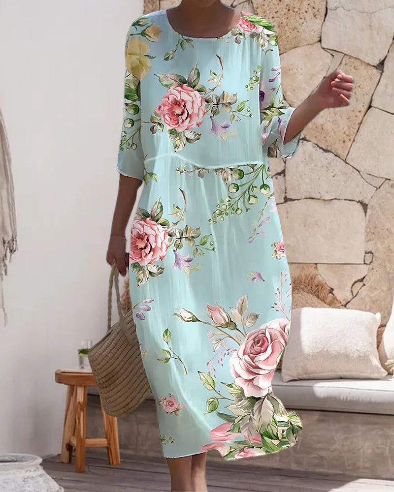 Martha™ | Vestido Floral Elegante