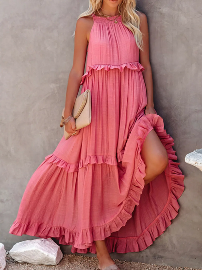 Mabel | Vestido Maxi Ruffle Breeze