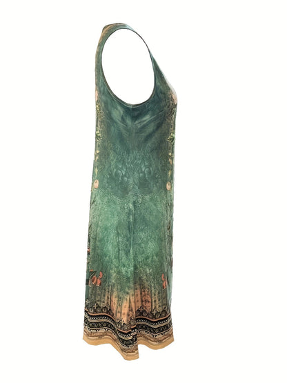 Harmoni - Vestido de Corte Floral con Escote Notched