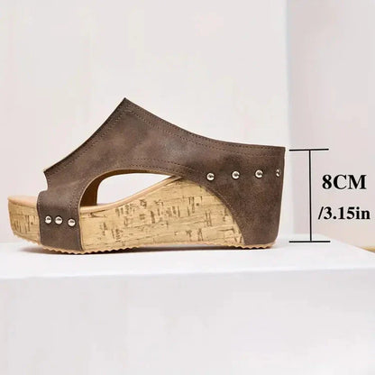 Luna – Sandalias ortopédicas elegantes con tacón de cuña