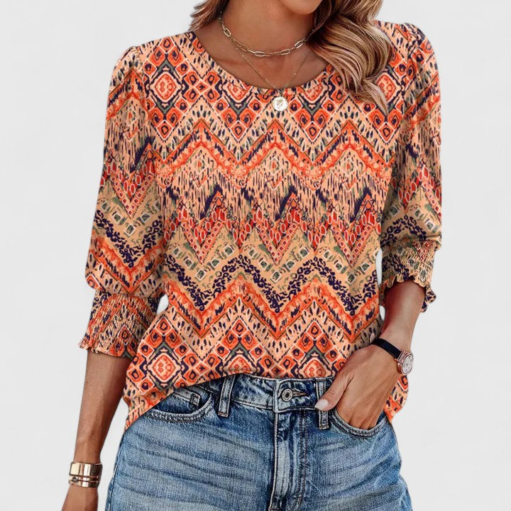 Solara | Elegante Top con Fruncidos
