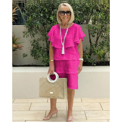 Yvonne – encantador vestido de volantes en capas