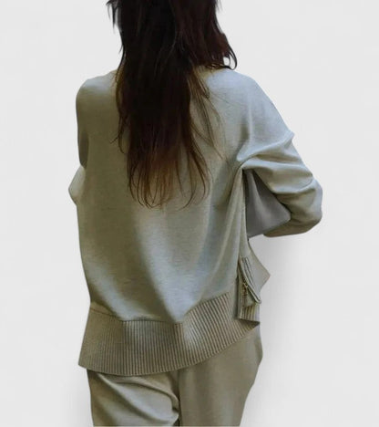 HAILEY – CONJUNTO DE DOS PIEZAS RELAJADO Y LUXE
