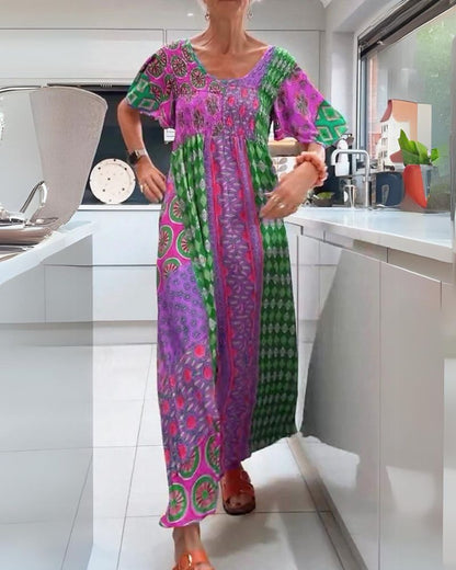MAYA – VESTIDO MAXI ESCAPE VIBRANTE