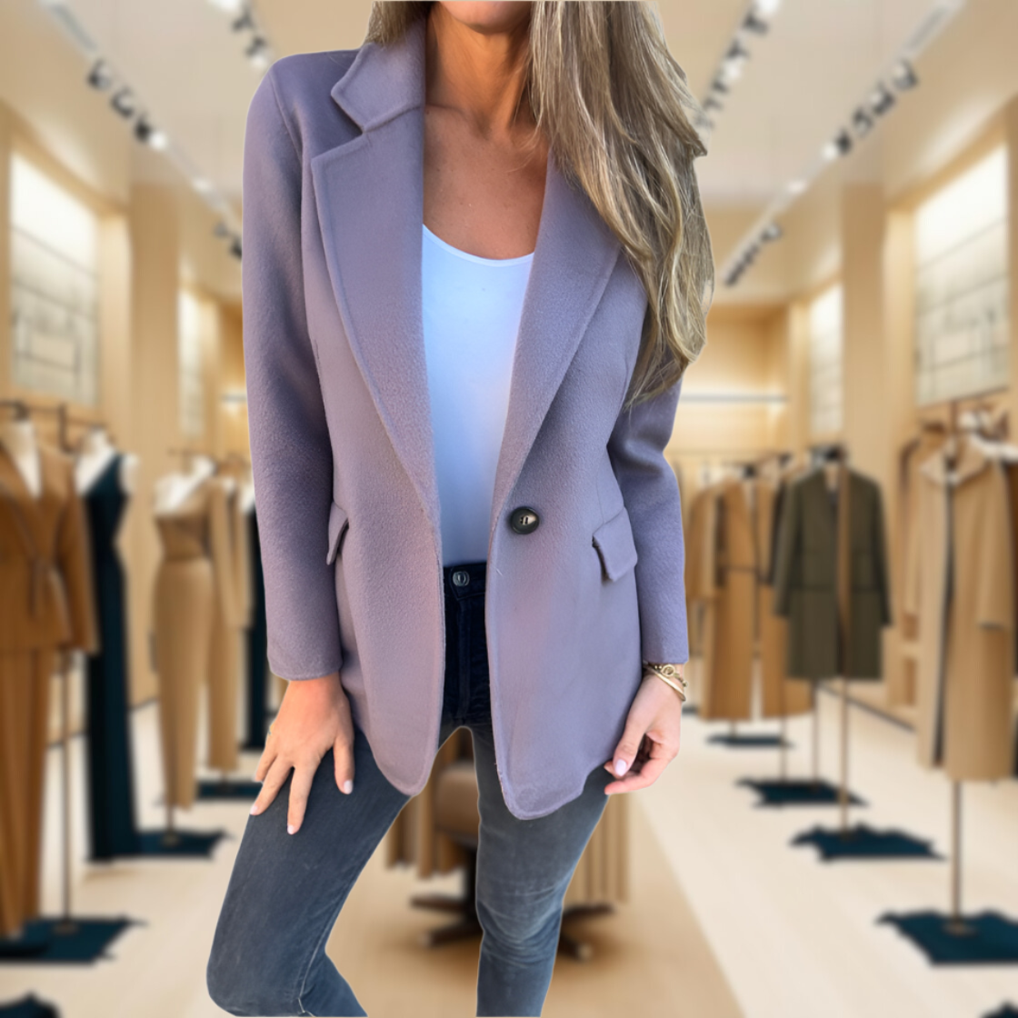 Suzanne - Blazer de Lana Casual