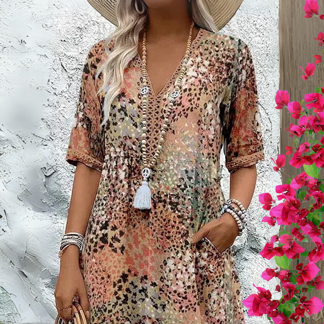 Vanessa | Vestido Bohemio Fluido