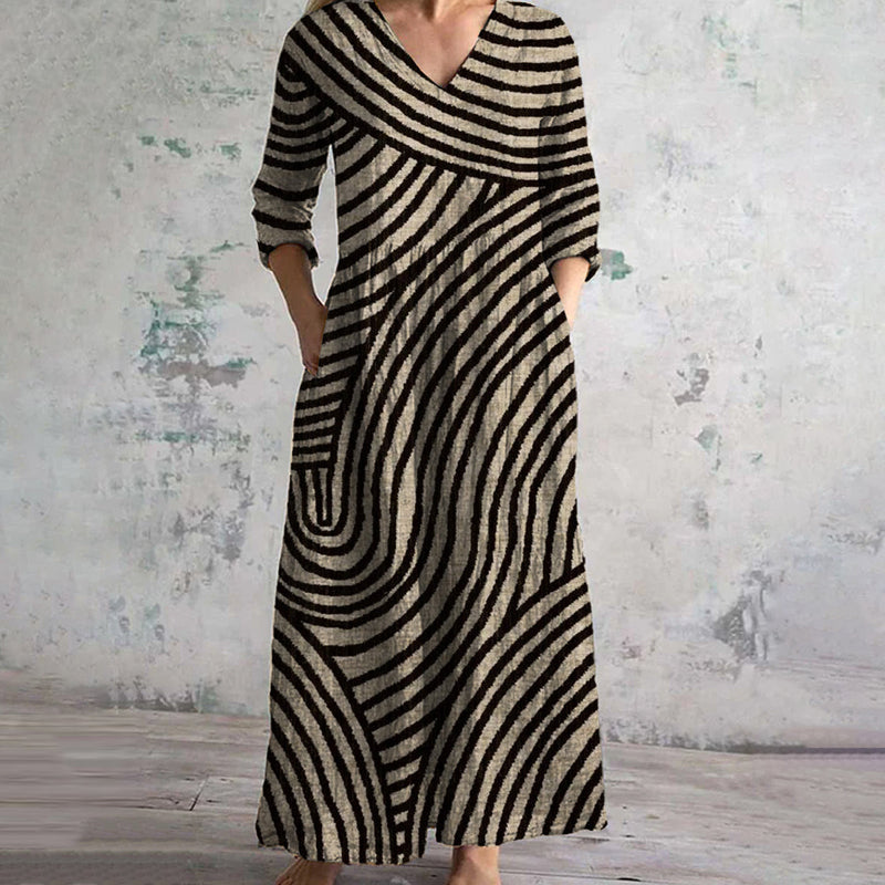 Eve | Vestido a Rayas Vintage