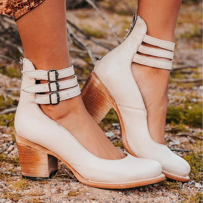 Sorellina - Botines de Cuero Chic