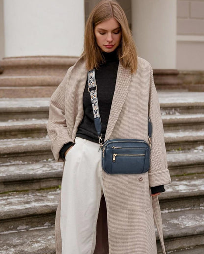 Erikka | Elegante bolso cruzado con correa ajustable con estampado