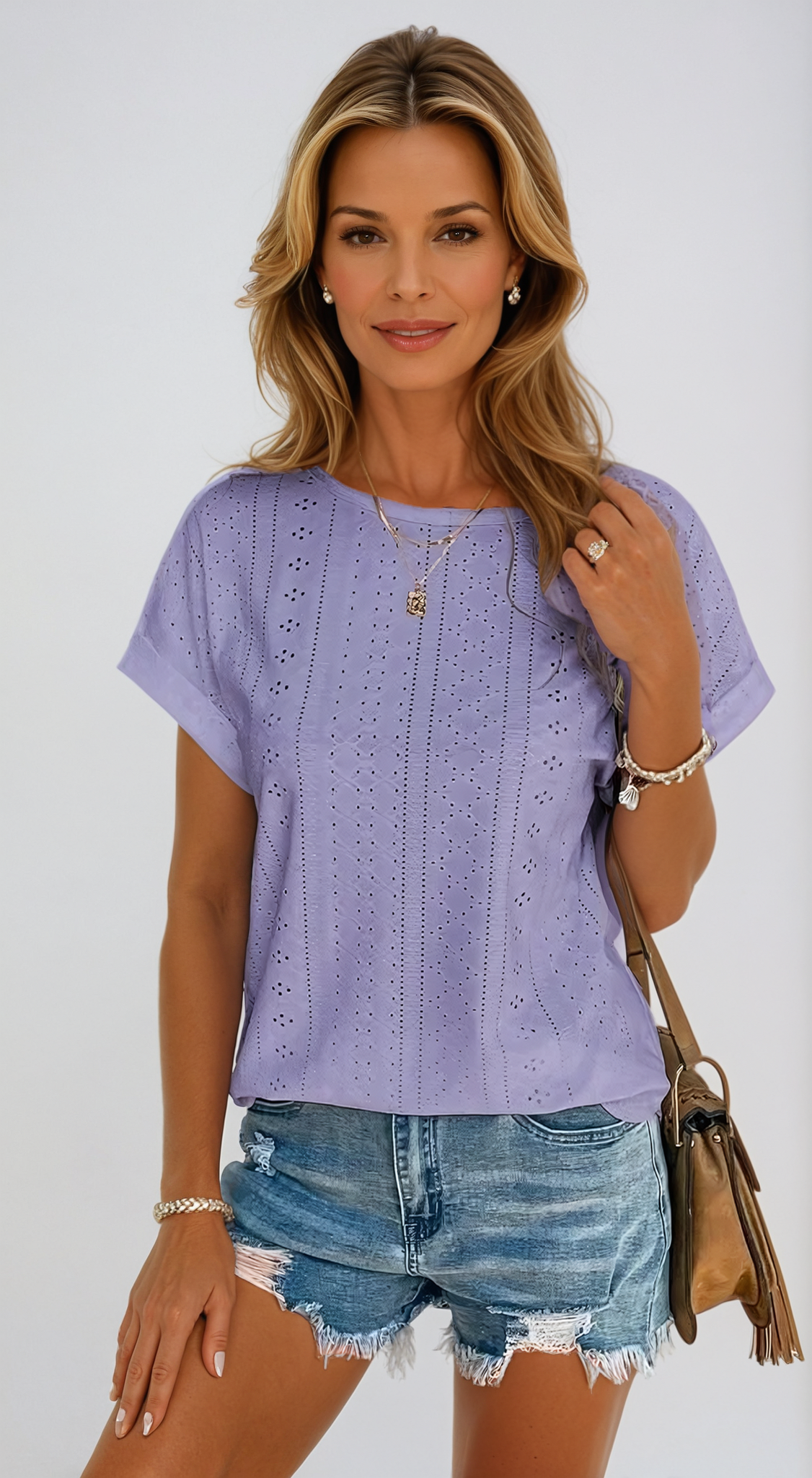 Riza™ | Top Casual con Ojal