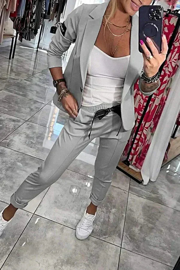 Ariane | Conjunto de Blazer y Pantalones Elegantes