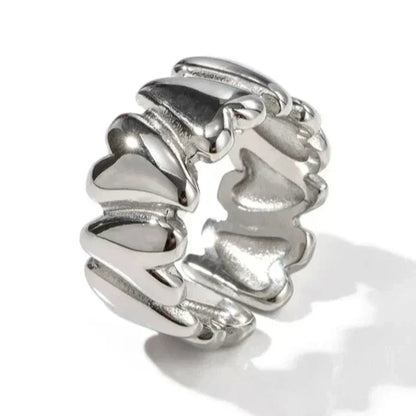 Hazel | Anillo de Corazón Envolvente